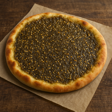 Za’atar Manousheh (Palestinian Flatbread)